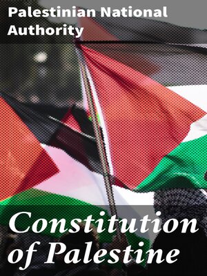 cover image of Constitution of Palestine